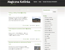 Tablet Screenshot of magicznakotlinka.pl